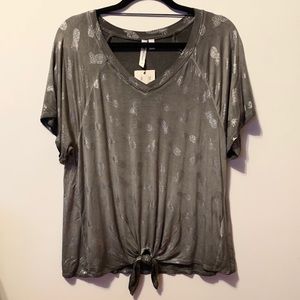 Cable & Gauge Pineapple Short Sleeve Tee